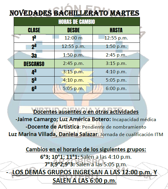 Horario